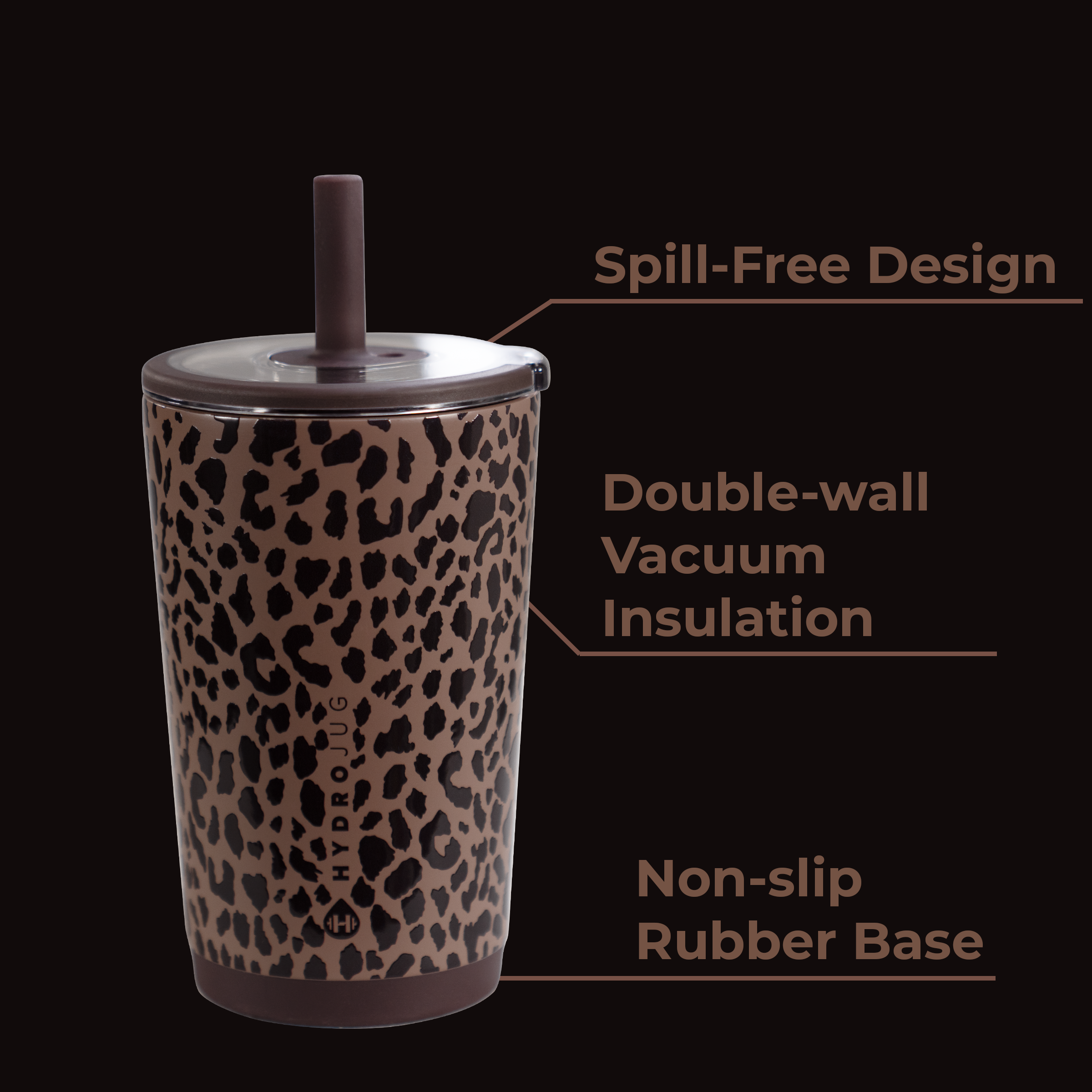 Brown Leopard Clean HY666-300