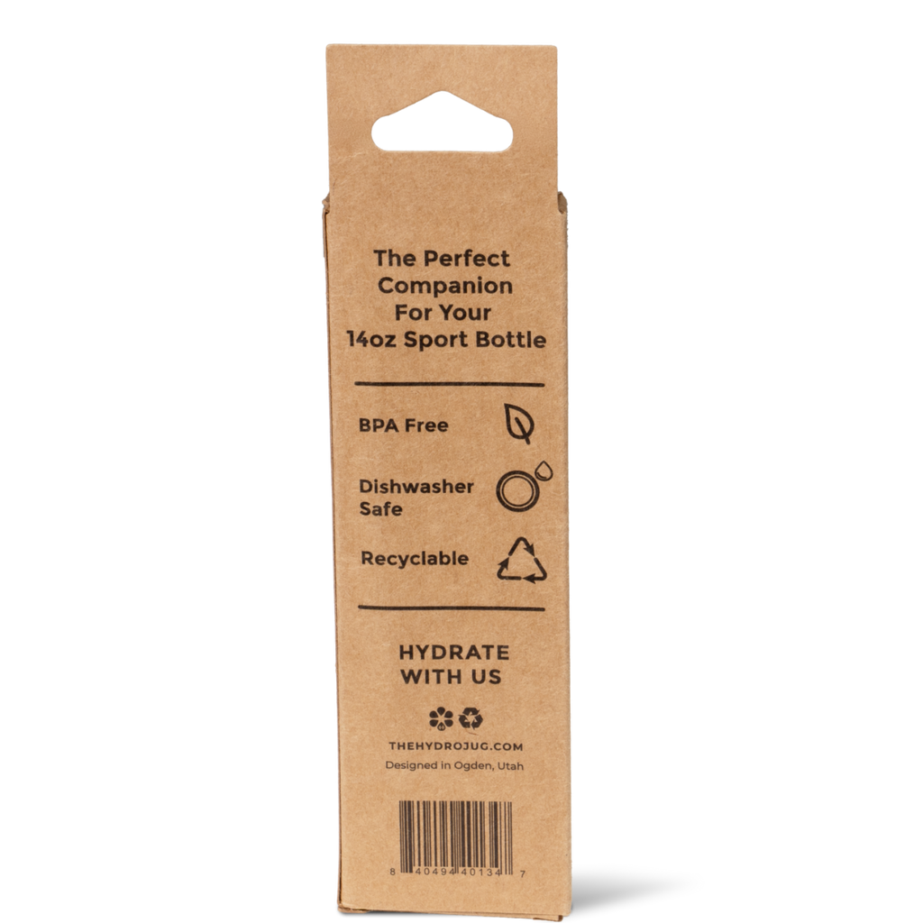 14oz Sport Straws Pure HY666-349