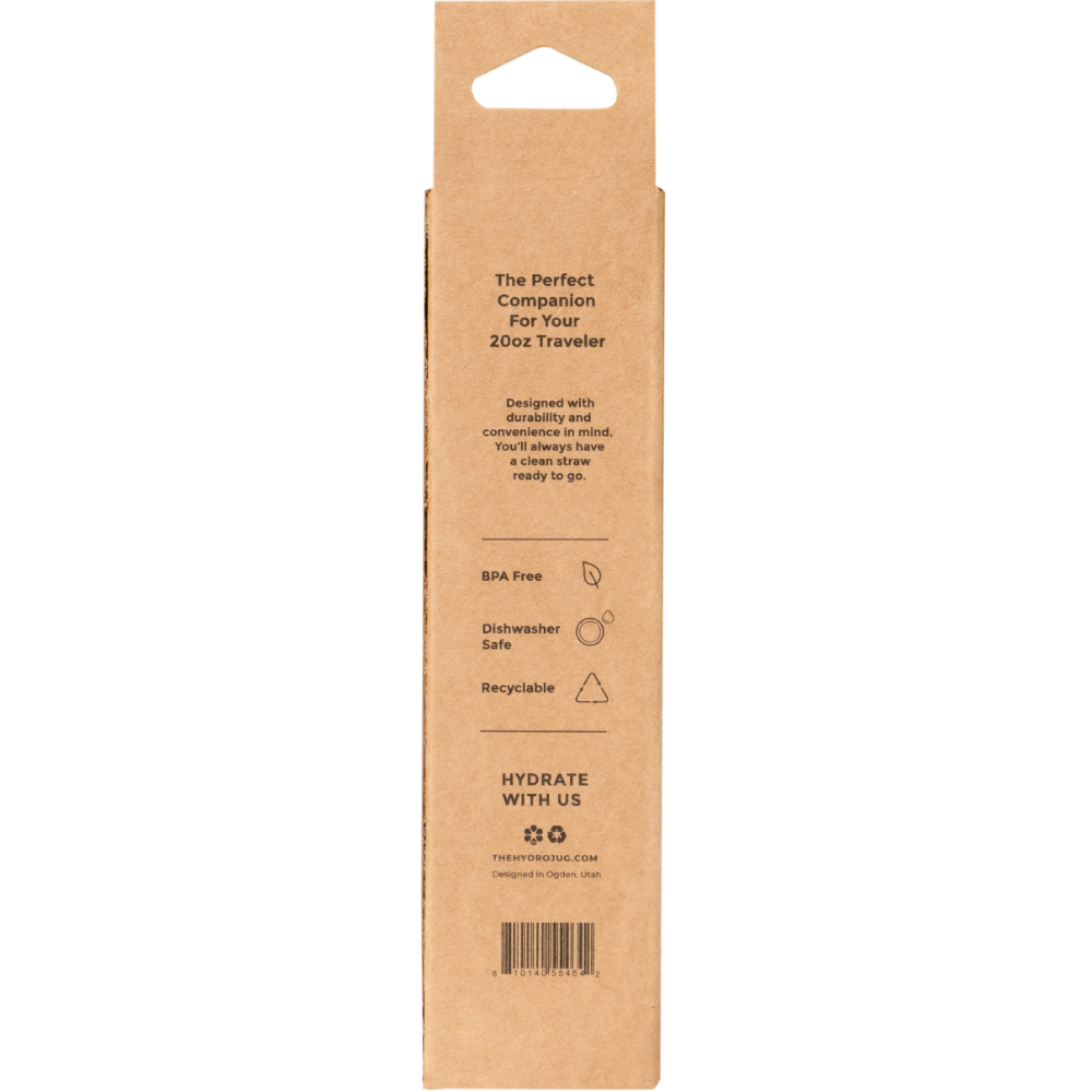 20oz Traveler Straws Clean HY666-051